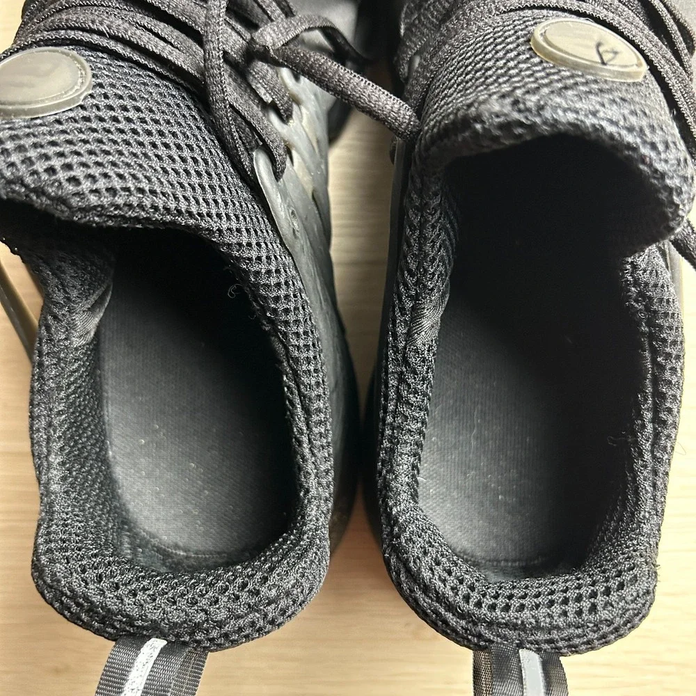 Vintage 2008 Nike Air Presto Mens Size 11 Triple Black Running Shoes 305919-009